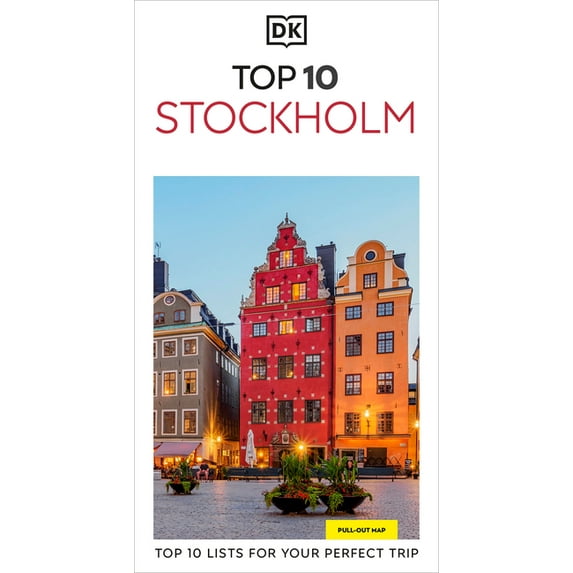 Pocket Travel Guide DK Top 10 Stockholm: Top 10 Lists for Your Perfect Trip, Plus an All-Weather Folded Map, (Paperback)