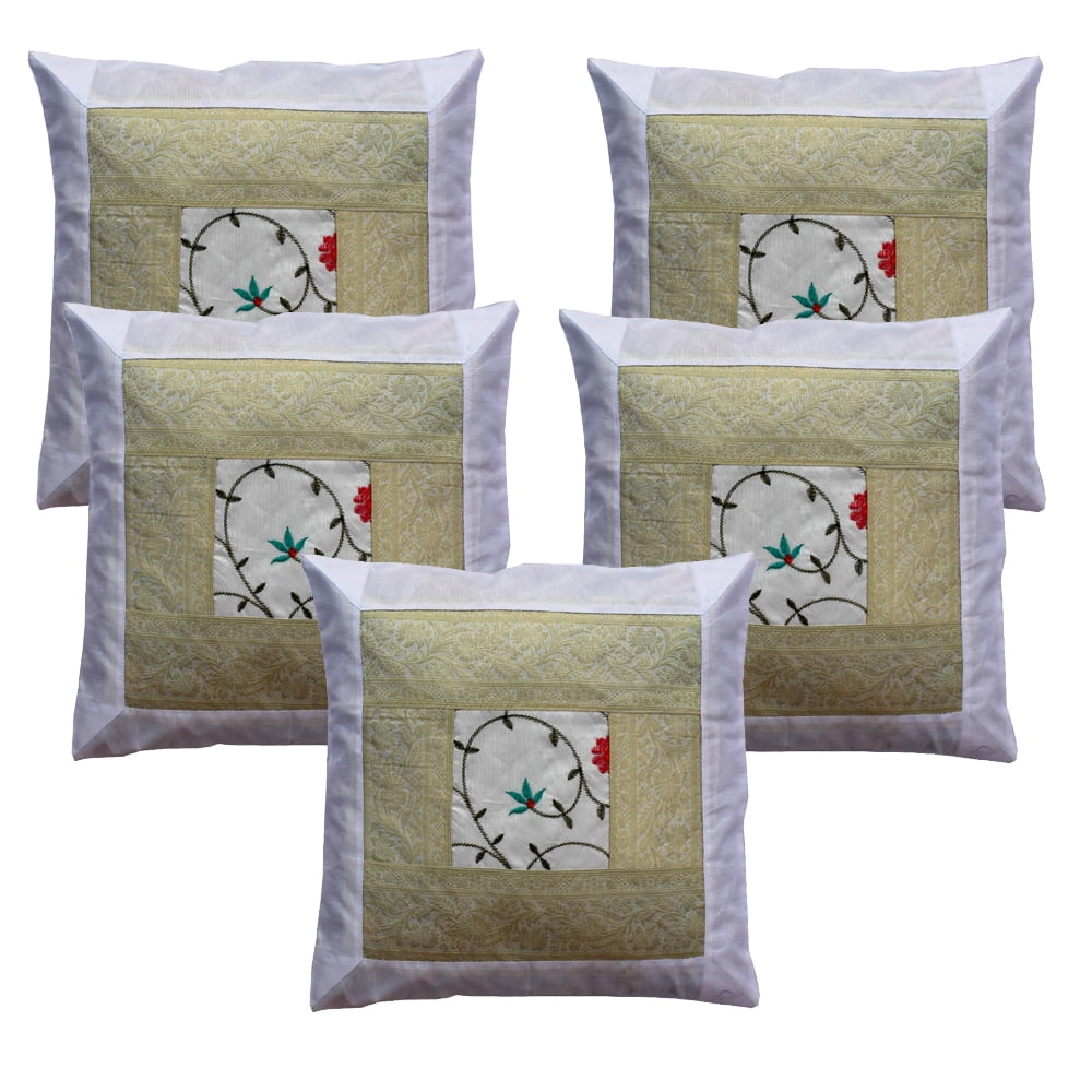 DK Homewares Ethnic Decorative Accent Throw Pillow Covers 16x16 Inch ...