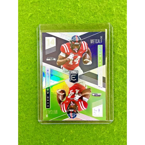 DK Metcalf SILVER PRIZM ROOKIE CARD 2019 Elite DK METCALF ROOKIE ON DECK RC SP
