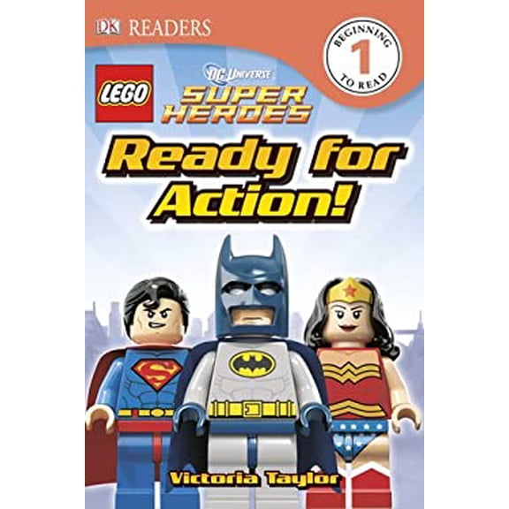 Pre-Owned DK Readers L1: Lego DC Super Heroes: Ready for Action! (Library Binding) 146540175X 9781465401755