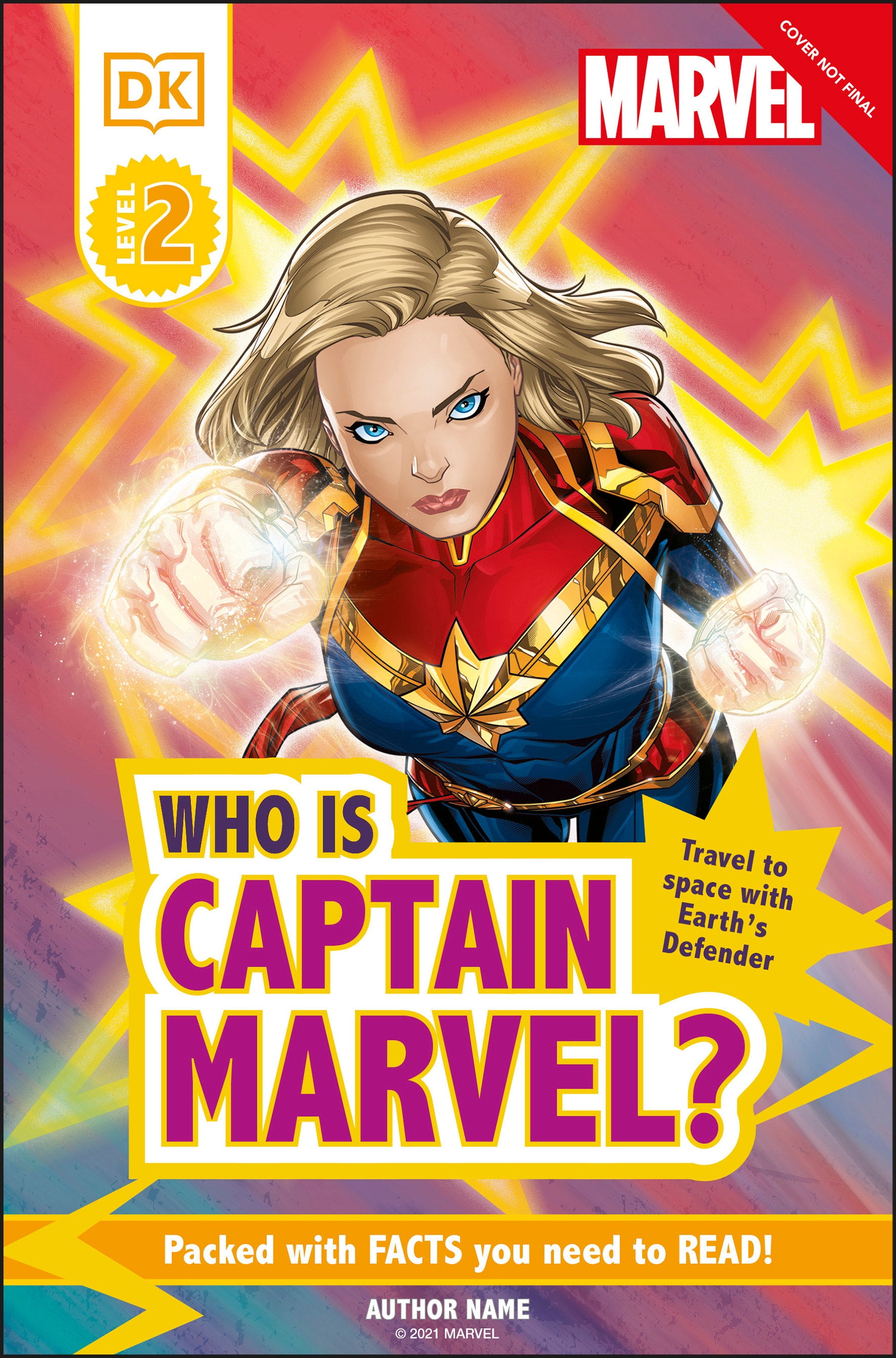 DK Readers Level 2: Marvel Who Is Captain Marvel? : Travel to Space with Earths Defender (Hardcover)
