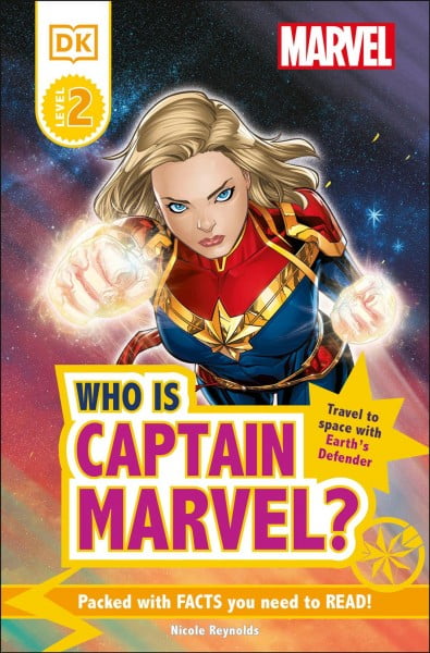 DK Readers Level 2: Marvel Who Is Captain Marvel? : Travel to Space with Earths Defender (Paperback)