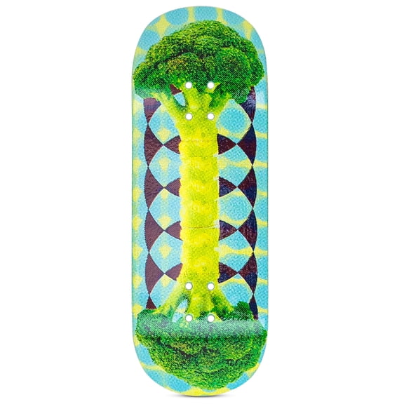 DK Real Wear Fingerboard Deck - Broccoli Popsicle - 33.5mm