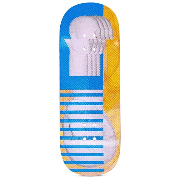 DK Real Wear Fingerboard Deck - Faces Popsicle - 35mm