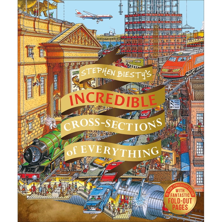 海外製絵本 知育  図鑑 Incredible Cross-Sections 本 DK Stephen Biesty Cross-Sections Stephen Biesty's Incredible Cross
