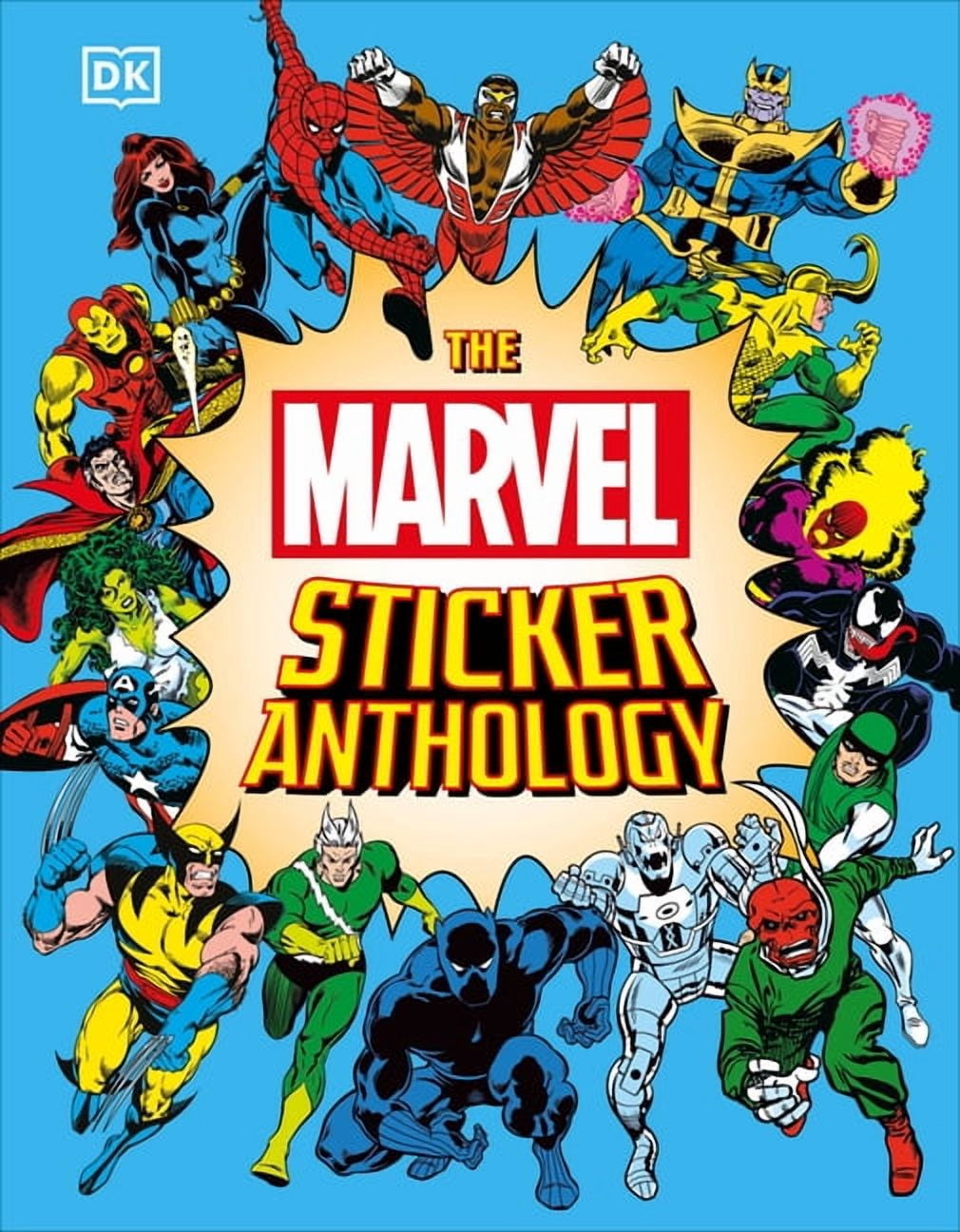 Dk Hi Sticker DK Sticker Anthology Marvel Sticker Anthology, (Hardcover) - Walmart.com