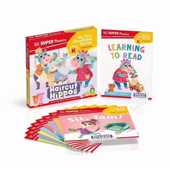 DK Super Phonics My First Decodable Stories Haircut Hippos, (Paperback)