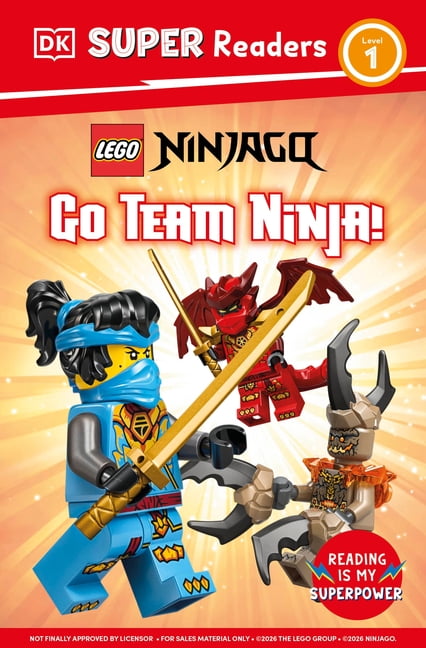 DK Super Readers DK Super Readers Level 1 Lego Ninjago Go Team Ninja, (Hardcover)