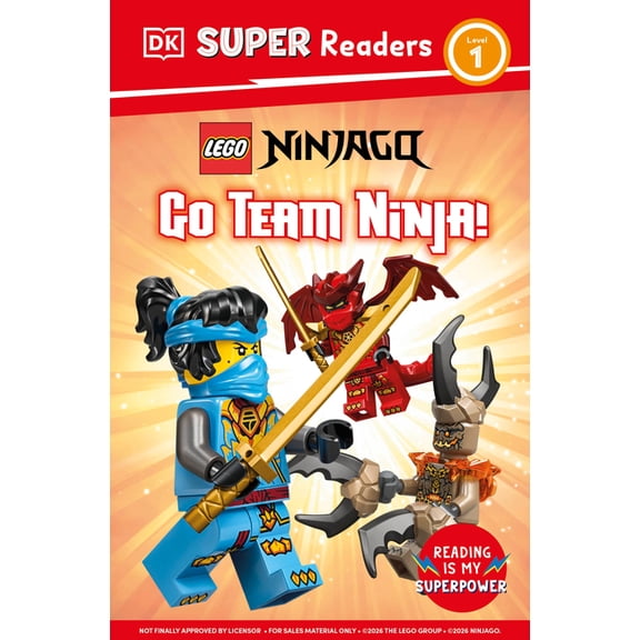 DK Super Readers DK Super Readers Level 1 Lego Ninjago Go Team Ninja, (Hardcover)