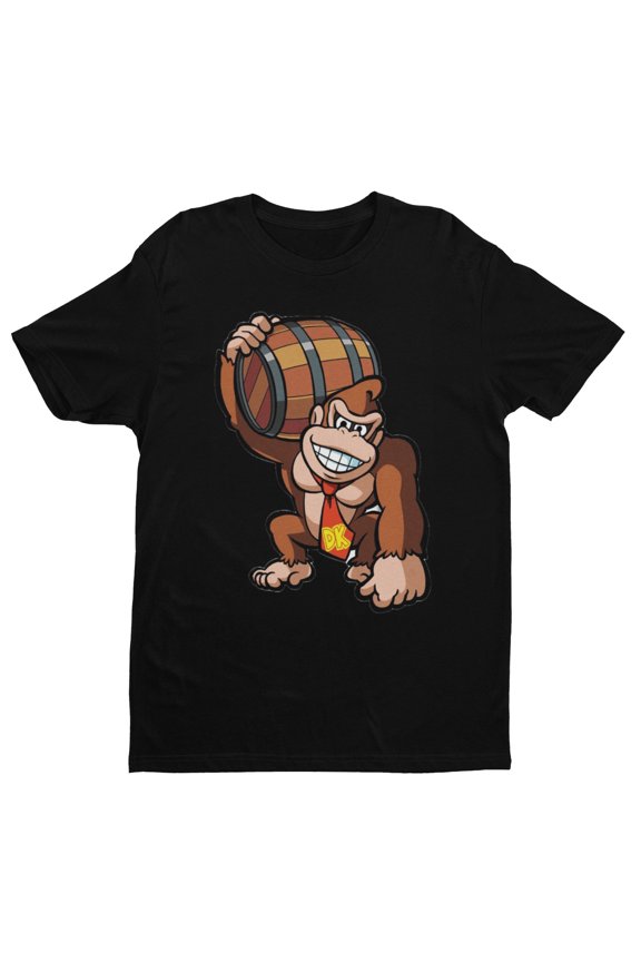 DK With Barrell Premium Unisex T-shirt | Character Art | Gifts for Him, Her