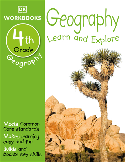 DK Workbooks: Geography, First Grade – Learn And Explore – Good Condition