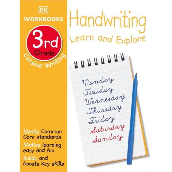 Pre-Owned DK Workbooks: Handwriting: Cursive, Third Grade: Learn and Explore (Paperback) 146544470X 9781465444707