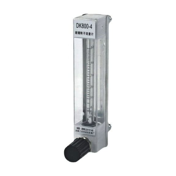 DK800-4 Glass Rotameter Variable Area Flow Meter Air Oxygen Nitrogen Gas Flowmeter Industrial Precision Flow Meter Laboratory ,Clear Reading