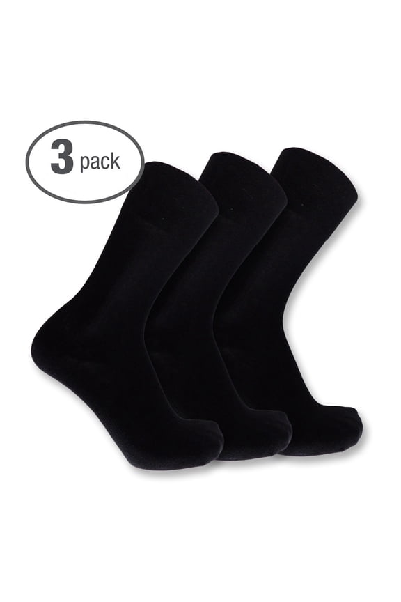 -Plain Seamless Gentleman's Socks (3 Pairs )