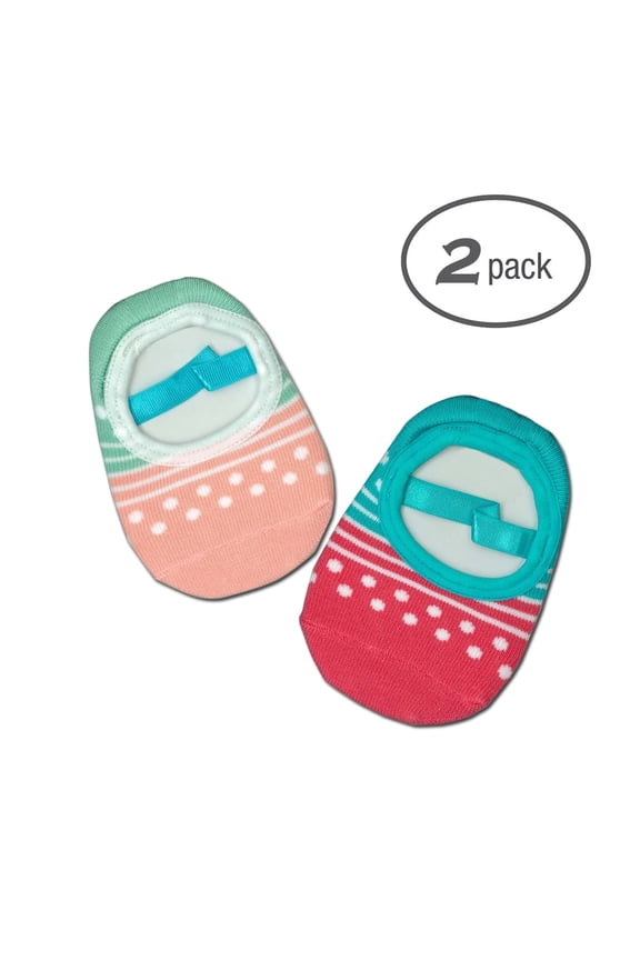 Toddler's Invisible Anti-Slippery Socks (2 Pairs, 2 colors)