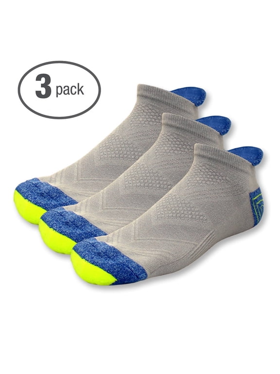 Unisex COOLMAX Dual-Color Ankle Socks (3 Pairs)
