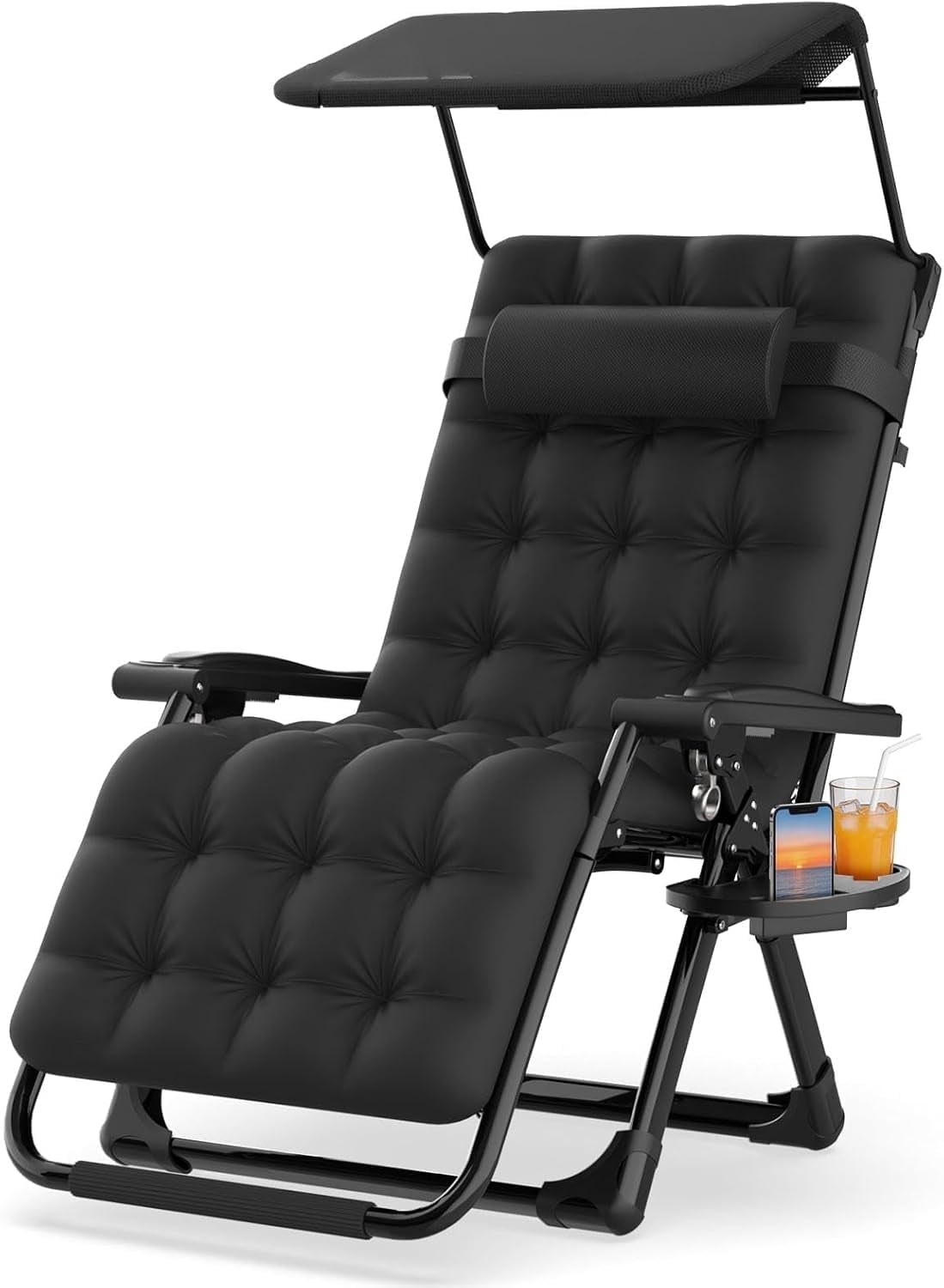 EDX Zero Gravity Chair Outdoor Lounge Chair, Suitable for Beach