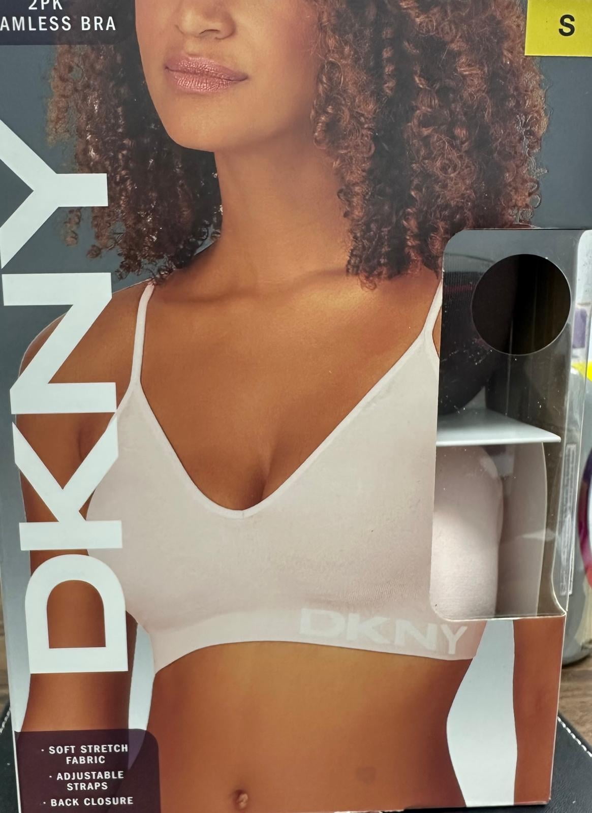 DKNY Seamless Mesh-Back Sports Bra - Macy's