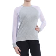 DKNY $59 Womens New 1127 Gray Sheer Sleeve Sweater M B+B