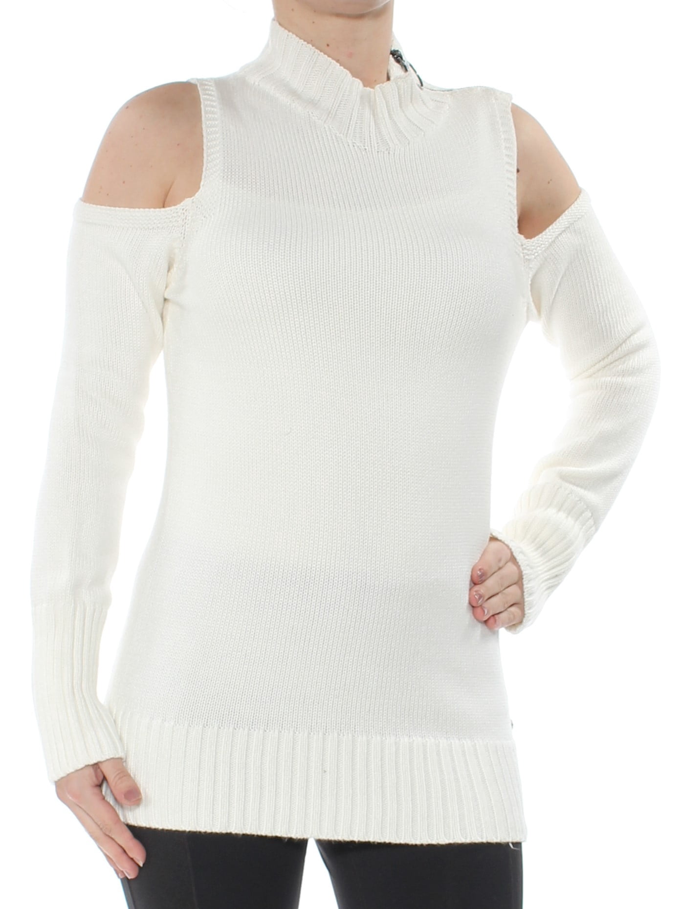dkny cold shoulder top