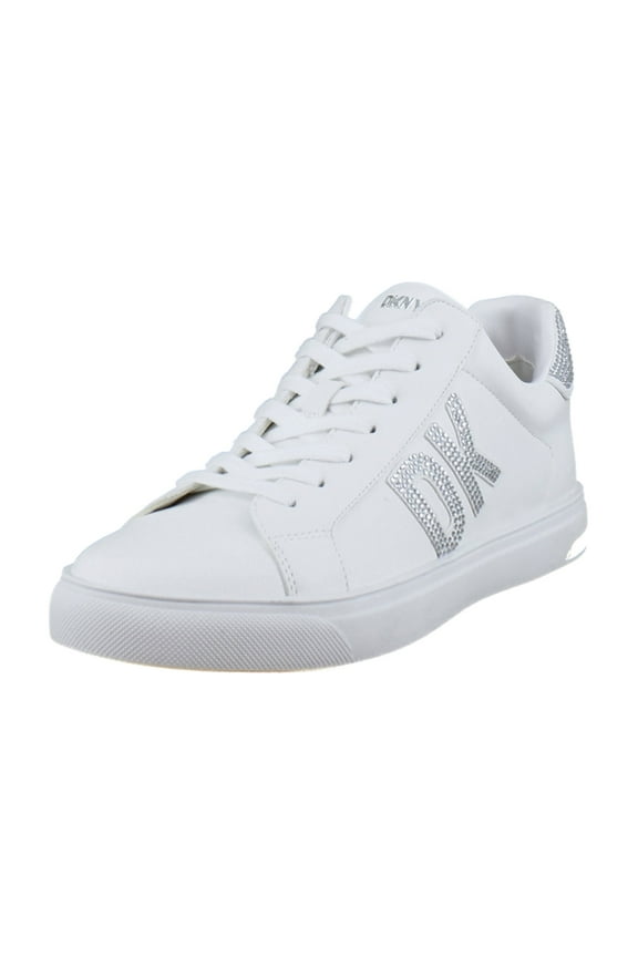 Abeni Rhinestone Women's Fashion Sneakers White/Clear Size 9 M