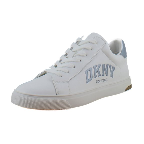 DKNY Abeni Women's Fashion Sneakers White/Celeste Blue Size 7.5 M