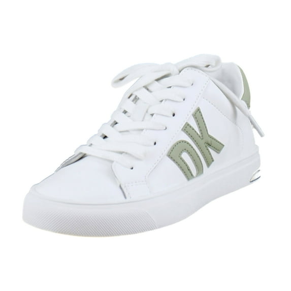 DKNY Abeni Women's Fashion Sneakers White/Green Size 8.5 M