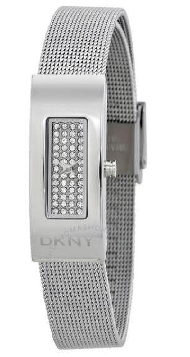 DKNY Astoria Crystal Pave Dial Stainless Steel Mesh Ladies DKNY Astoria Crystal Pave Dial Stainless Steel Mesh Ladies