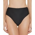 thumbnail image 1 of DKNY BLACK ​High Rise Cheeky Bikini Swim Bottom, US Small, 1 of 4