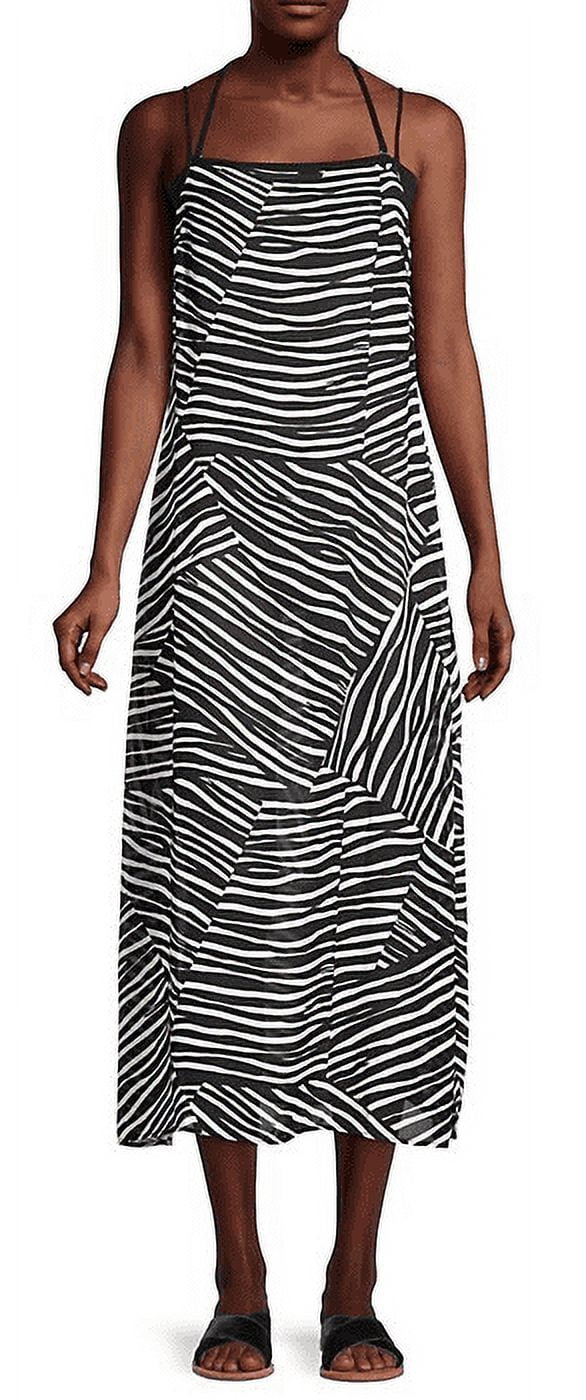 dkny black and white maxi dress Sleeveless Maxi Dress (Women)