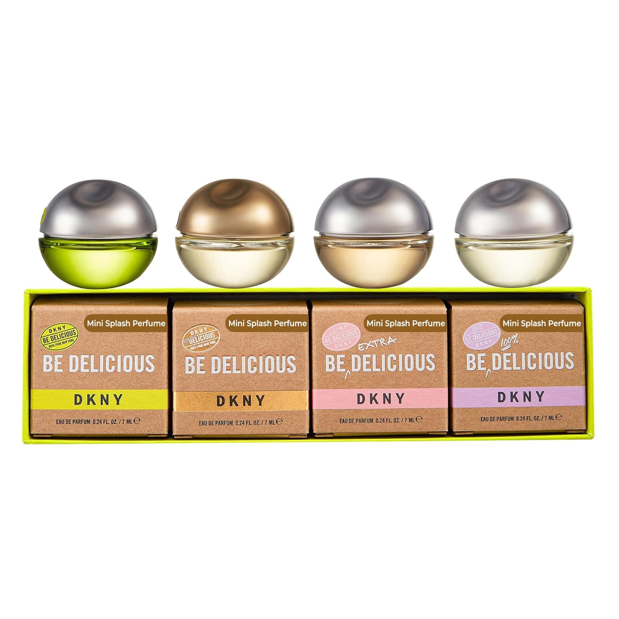 DKNY Be Delicious Mini Perfume Gift Set for Women Travel Size