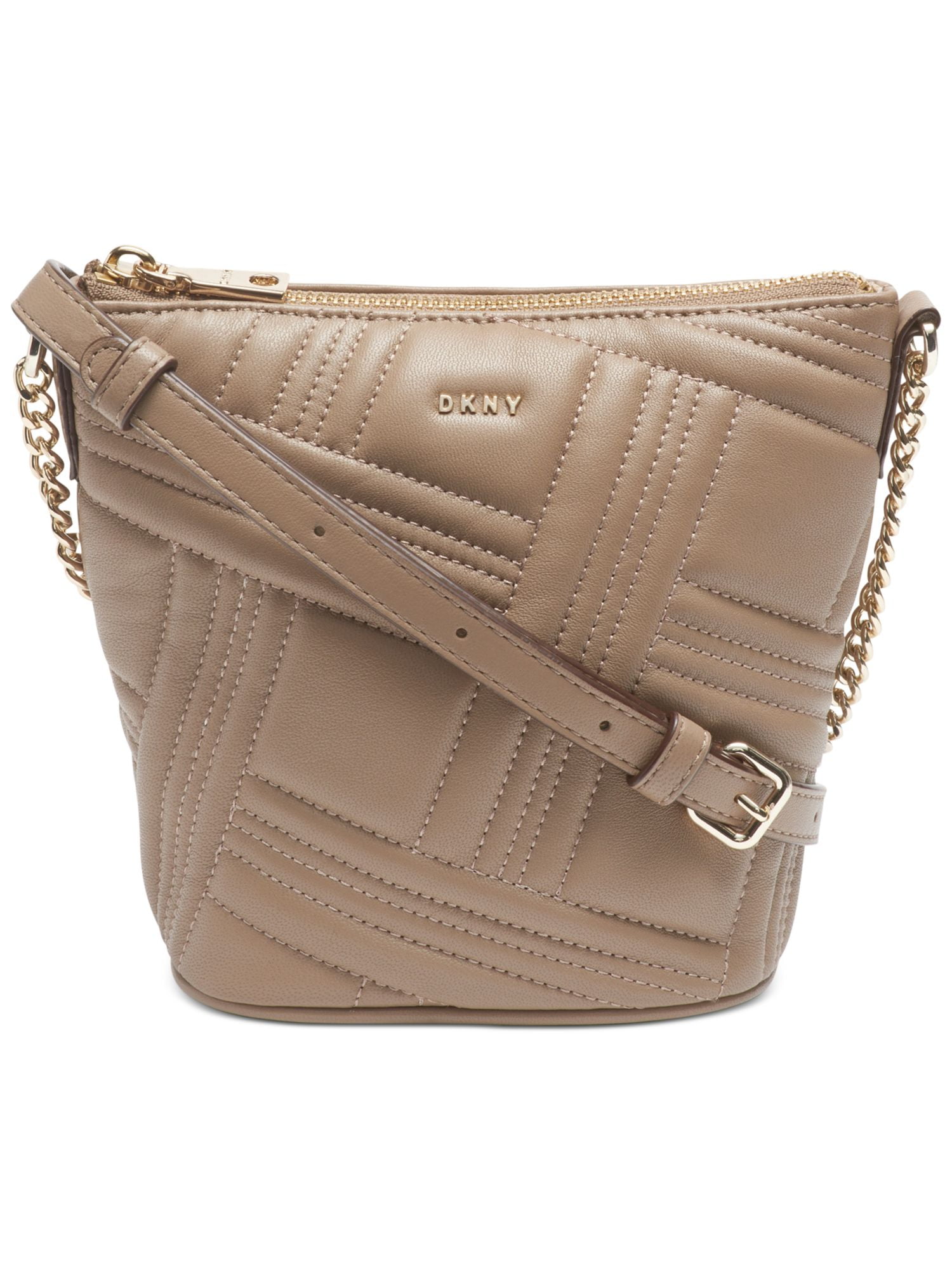 beige dkny bag