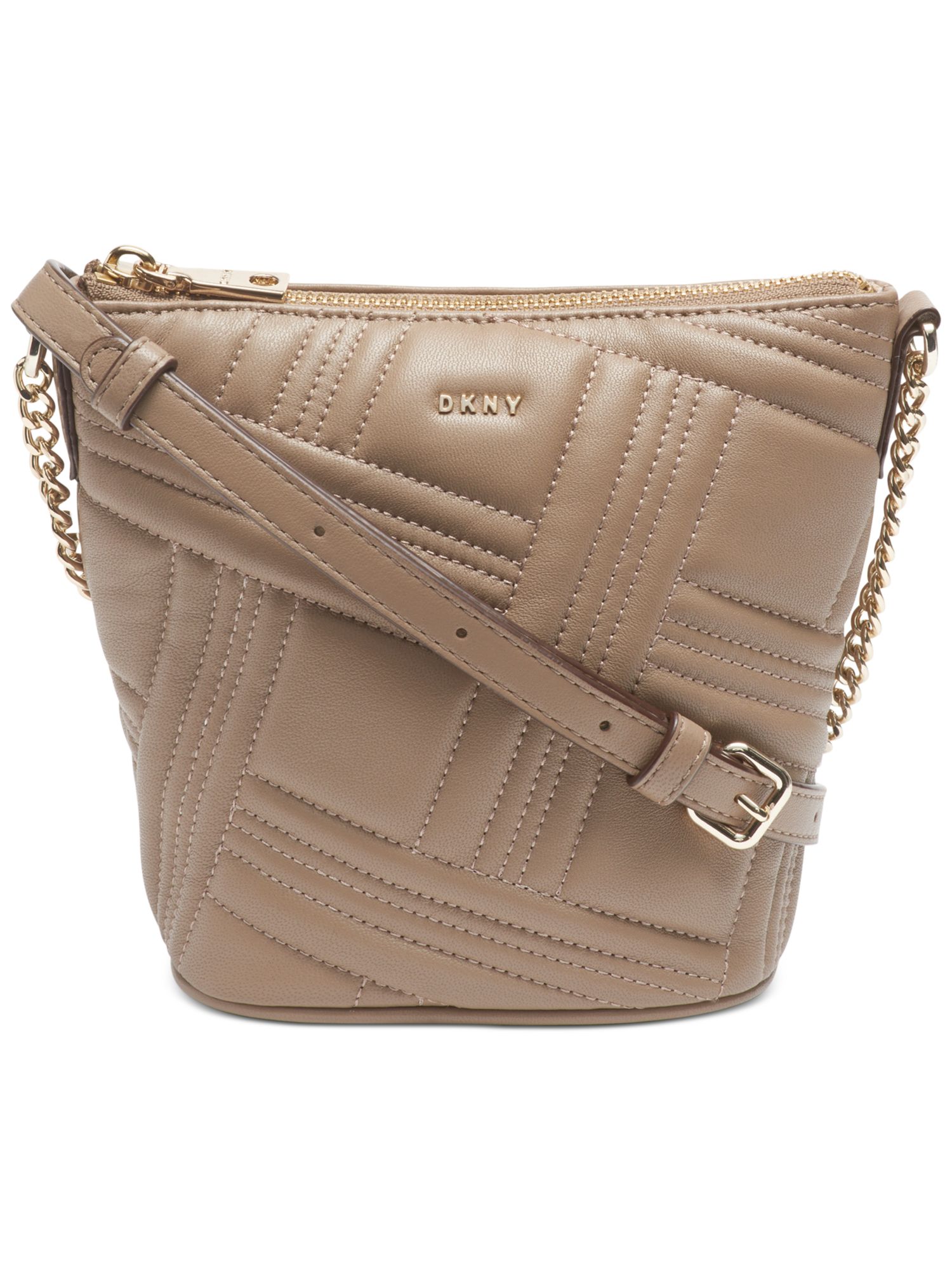 Valigia Rigida Da Cabina DKNY Beige, 55x40x20 Cm, 40L, 3,1 Kg, Con Ruote Girevoli