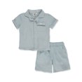 thumbnail image 1 of DKNY Boys' 2-Piece Cabana Shorts Set Outfit Color: blue Size: 6, 1 of 1