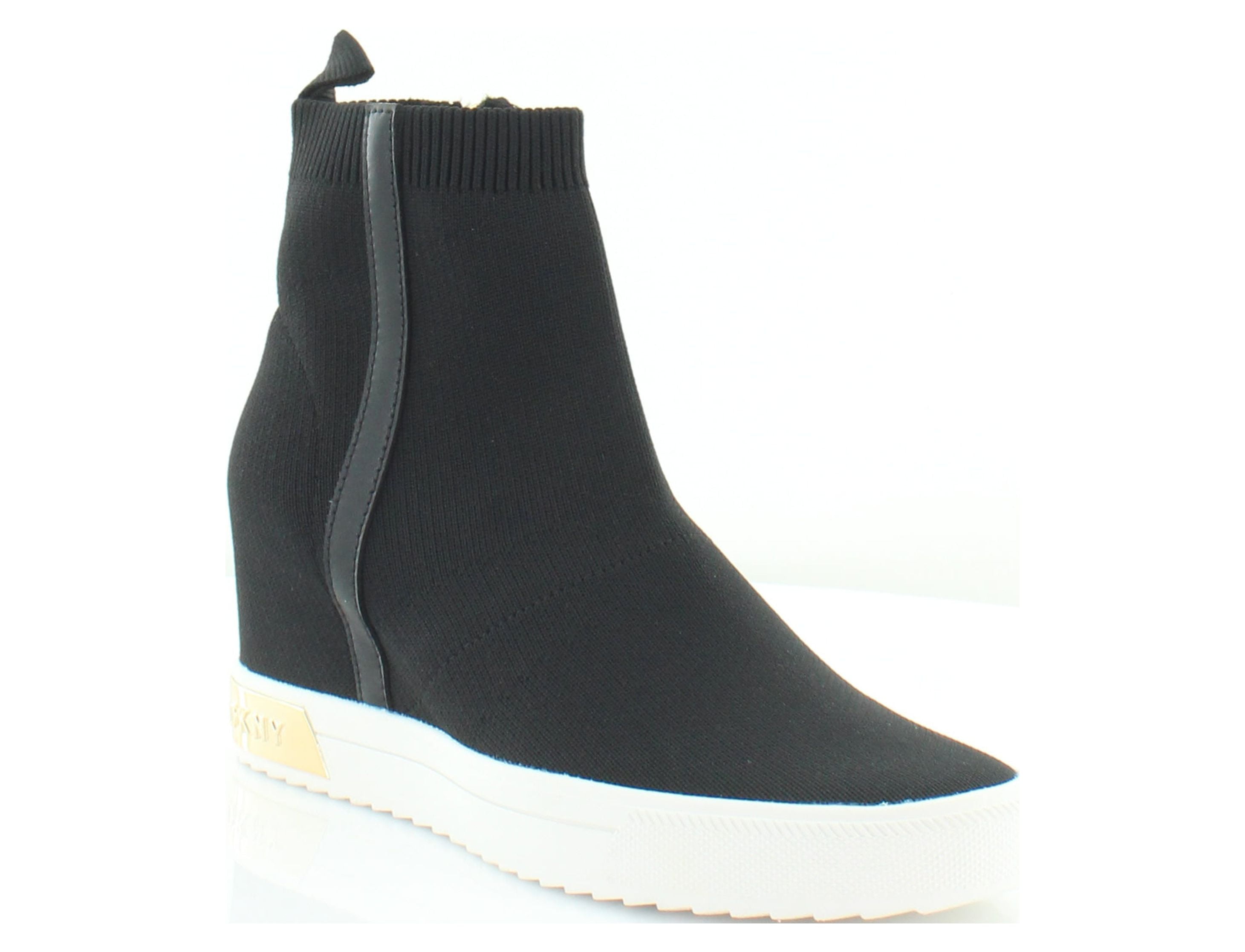 DKNY Cali-Wedge Sneaker Women's Fashion Sneakers Blk/Gold Size 8.5 M -  Walmart.com