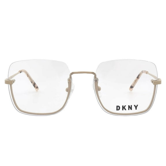 DKNY-DK1001 272 Square Eyeglasses Taupe