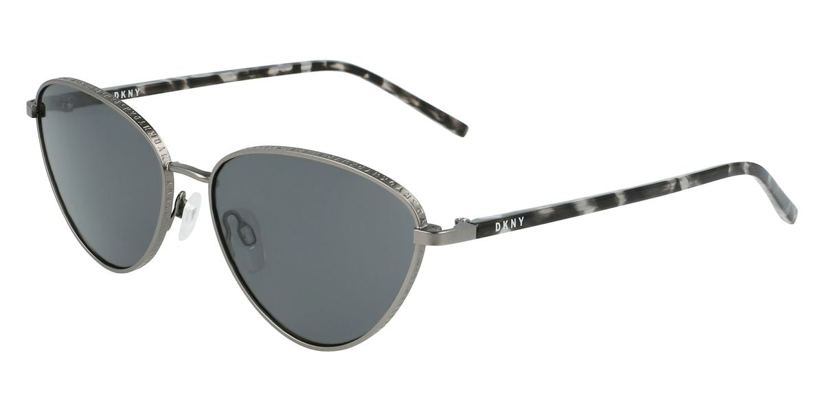 Gunmetal，　DK303S　DKNY　57/16/135並行輸入-　Eye　Women´s　Cat　Sunglasses，