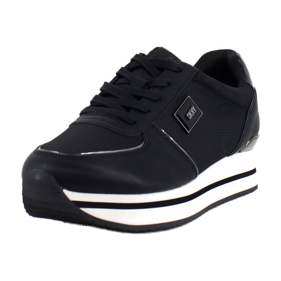 DKNY Davie Women's Fashion Sneakers Black Size 10 M