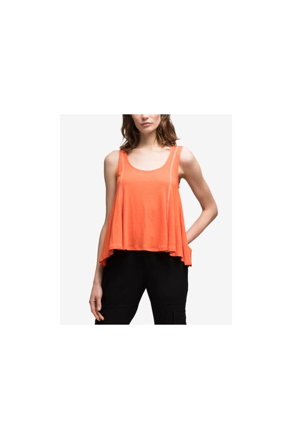 High Low Tank Top Desert Coral S