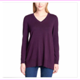 thumbnail image 1 of DKNY Jeans Ladies' V-Neck Sweater XXL/Aubergine, 1 of 1