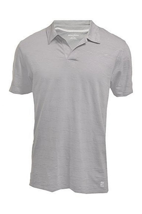 Jeans Mens Short Sleeve Polo Shirt Large Grey