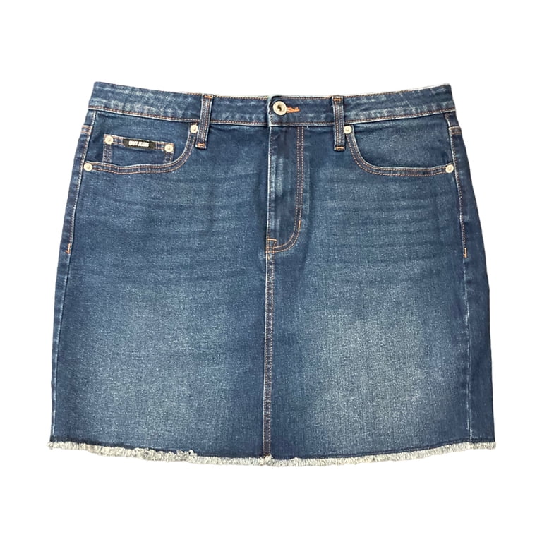 dkny denim skirt
