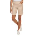 thumbnail image 1 of DKNY Jeans Women's Comfort Stretch Pull-On Bermuda Short (Chino, X-Small), 1 of 1