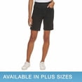 thumbnail image 1 of DKNY Women's Comfort Stretch Pull-On Bermuda Short Black, Large, 1 of 3