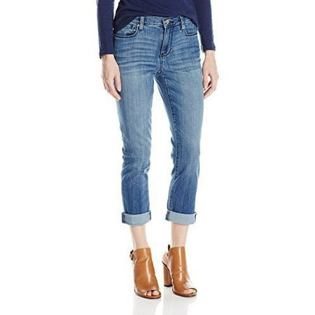 DKNY Jeans Women's Soho Skinny Rolled Crop Jean (2, Acid Blue)