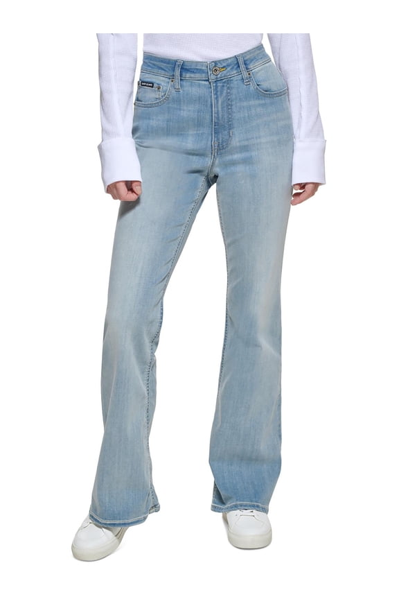 Jeans Womens Boerum Slimming High Rise Flare Jeans