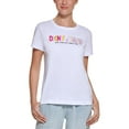 thumbnail image 1 of DKNY Jeans Womens Logo Crewneck T-Shirt, 1 of 1