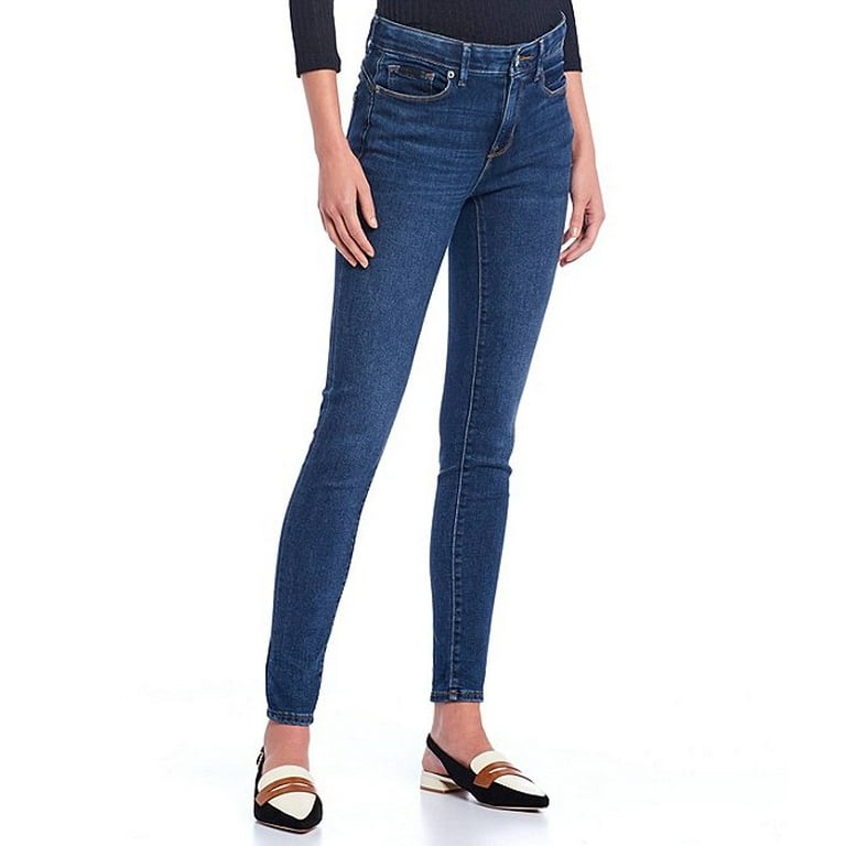 DKNY Jeans Womens Mid-Rise Bleecker Skinny Jeans 