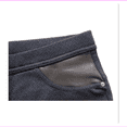 thumbnail image 1 of DKNY Ladies Faux Leather Pocket Knit Pull On Ponte Pants XL/Charcoal Texture, 1 of 3