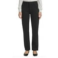 thumbnail image 1 of DKNY Ladies' Straight Leg Ponte Pants, Black Medium, 1 of 2